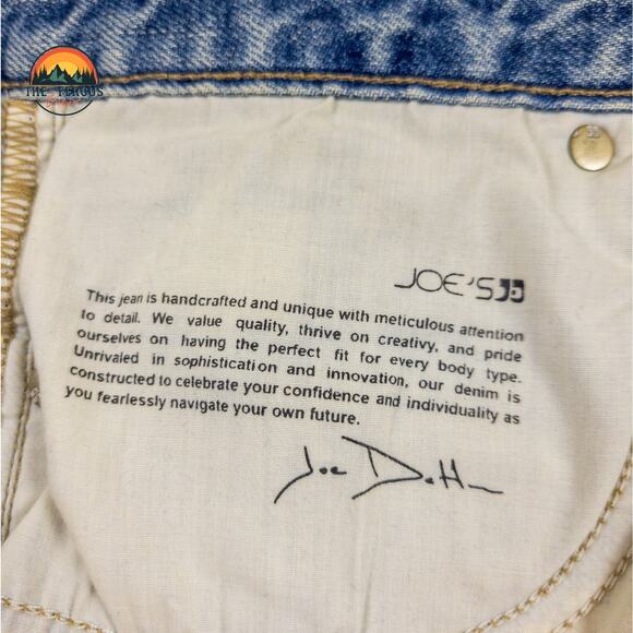 Taylor Hill Joes Jeans Med Wash Distressed High Rise Straight Women Size W27 - Picture 6 of 16